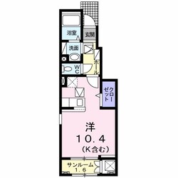 阿波橘駅 徒歩3分 1階の物件間取画像